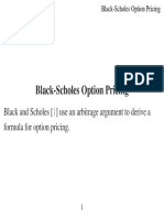 Black-Scholes Option Pricing