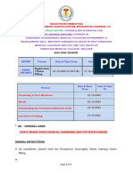 Selectioncommittee Directorateofmedicaleducation& Research, Chennai-10