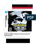 Open Pokemon Black Cheats & Cheat Codes For Nintendo DS - Cheat Code Central