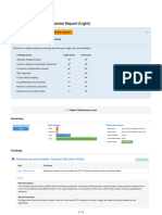 PentestTools WebsiteScanner Report