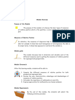 MMW Module 8 - Measures of Relative Position