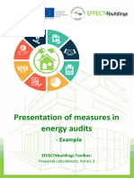 3 Presentation of Measures in Energy Audits. Example