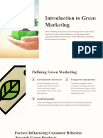 Introduction To Green Marketing