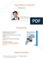 1 Design Patterns CPP Creational m1 Slides