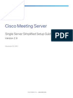 Cisco Meeting Server Single Server Simplified Setup Guide 2 - 9