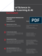 ML Masters Curriculum Brochure