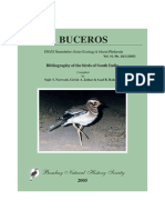 Bibliography of Birds of South India