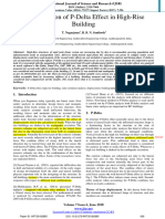 An Evaluation of P-Delta Effect in High-Rise Building