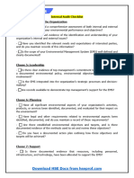 Internal Audit Checklist For ISO 14001