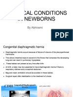 Surgical Conditions in Newborns