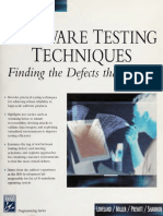 Software Testing Techniques, 2nd Edition