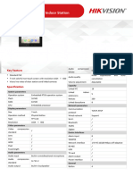 DS KH6220 LE1 - Video Intercom Network Indoor Station - Datasheet - V1.0.0