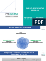 Grade 10 Promaths Online Lesson Finance Kutlwanong 06 & 08 August 2022