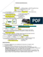 PT1 Revision - Practice Questions (Answers)