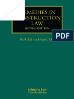 Remedies in Construction Law (Construction Practice Series)