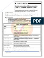 Basic Introduction To Economics Handout-2 (Class-2 & 3)