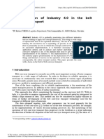 Implementation Fo Industry 4.0 in The Belt Conveyor Transport