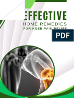 Effective Home Remedies For Knee Pain Relief