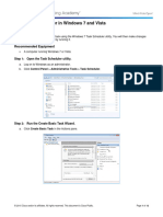 6.3.1.5 Lab - Task Scheduler in Windows 7 and Vista