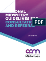 National Midwifery Guidelines For Consultation and Referral 4th Edition (2021)