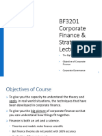 Corporate Finance - Lecture 01