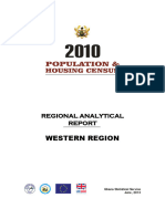 2010 PHC Regional Analytical Reports Western Region