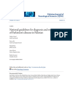 National Guidelines For Diagnosis and Management of Parkinson - S D