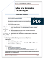 IGCSE CH 6 Automated Systems Revision Notes