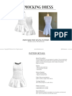 Smocking Dress - Instructions