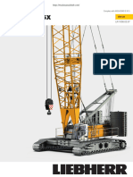 Liebherr LR 1300.1sx Crawler Crane Operator's Manual