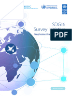 SDG16 Survey Initiative - Implementation Manual