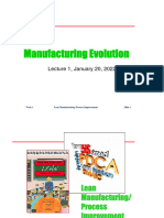 Manufacturign Evolution