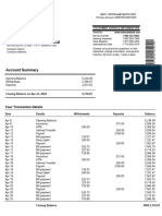 Bank Statement