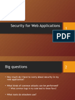 Security For Web Applications