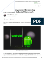 How To Exploit Any Android Device Using Msfvenom and Metasploit Framework - by Archana Tulsiyani - Medium