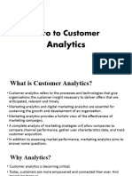 Intro To Customer Analytics