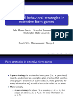 Game - Theory - Slides - Chapter - 6x261 Mixed and Behavioral Strategies in Extensive Form Games