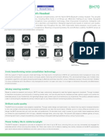 Yealink BH70 Datasheet V1.0 1