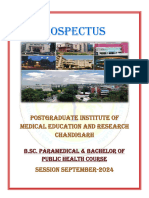 Prospectus: Postgraduate Institute of Medical Education and Research Chandigarh