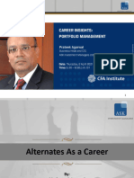 Career Insights Portfolio Management Prateek Agarwal 8th April 2021