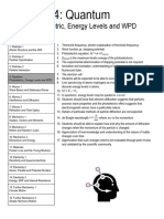 Quantum - Photoelectric Energy Levels and WPD