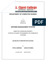 Department of Computer Science: A Project Report On