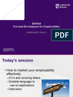 Week 6 Workshop - How To Market Your Employability Effectively (Learn)