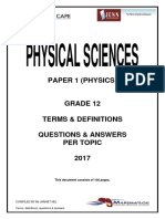 Paper 1 Physics