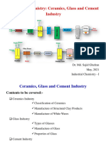  3rd Year Industrial Chemistry I Silicate Cement Industry Lect