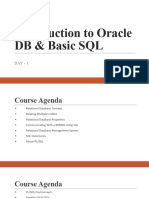 DAY-1 - Introduction To Oracle DB & Basic SQL