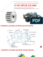 Lecture # 02 +03 Design of Spur Gears