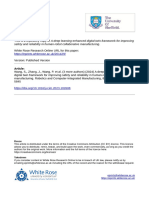 A Deep Learning-Enhanced Digital Twin Framework For Improving Safety and Reliability in Human-Robot Collaborative Manufacturing