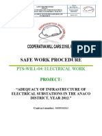 Safe Work Procedure