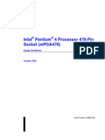 Intel Pentium 4 Processor 478-Pin Socket (mPGA478) : Design Guidelines